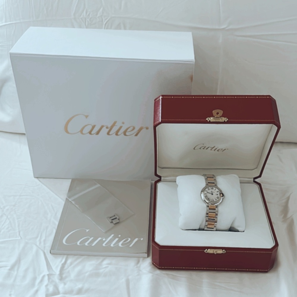 Cartier Women's W69007Z3 Ballon Bleu 18k Gold Two-Tone Stainless Steel Watch